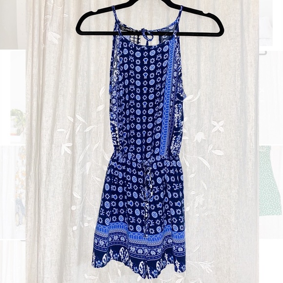 Blue romper